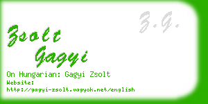 zsolt gagyi business card